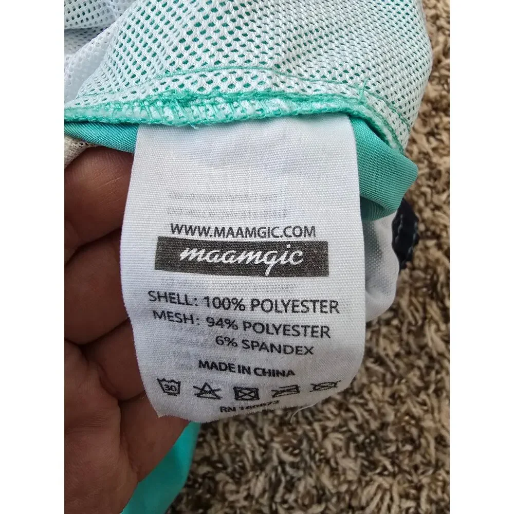 Maamgic Aqua Mens Swim Trunks Quick Dry Mesh Lined Beach Shorts Size M Summer